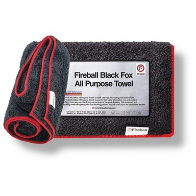 Fireball Black Fox Mikrofaser Reinigungstuch Allzwecktuch 75 x 40 cm