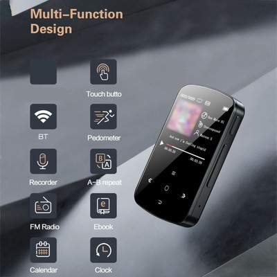 64GB M9 MP3 Music Player 1 5-Zoll -Bildschirm Mit FM-Radio-Aufzeichnung FAT