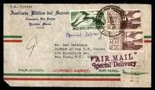 Mayfairstamps Mexico 1967 Inst Biblico Yucatan to NY NY Spec Delivery Cover aaw_