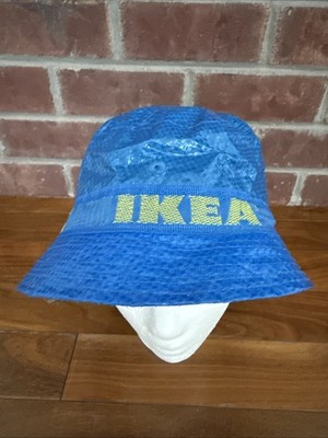 IKEA Knorva Frakta Bucket Hat Unisex Blue Limited Edition Rain Protection Cap