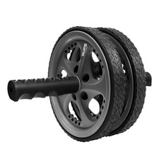 BLUERISE Ab Roller Wheel 2 Types No Noise 10x9x2 inches, Black