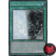 Yugioh Gut & Böse im Brennenden Abgrund SECE-DE086 Super Rare 1. Auflage NM