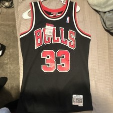 Mitchell Ness Scottie Pippen Chicago Bulls 33 Swingman Jersey Black Men M