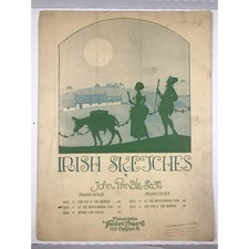 Irish Sketches John Prindle Scott Piano Vintage Sheet Music 1916