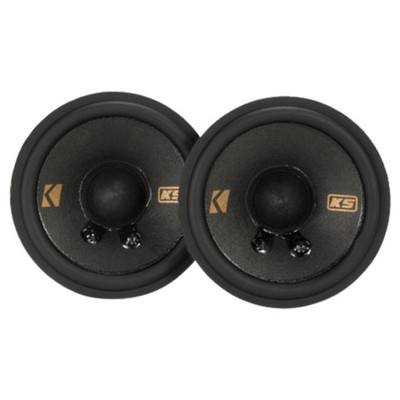 Open Box Kicker KS-Series 51KSC2704 2.75'' 4 Ohms Midrange Mid/Tweeters Speakers