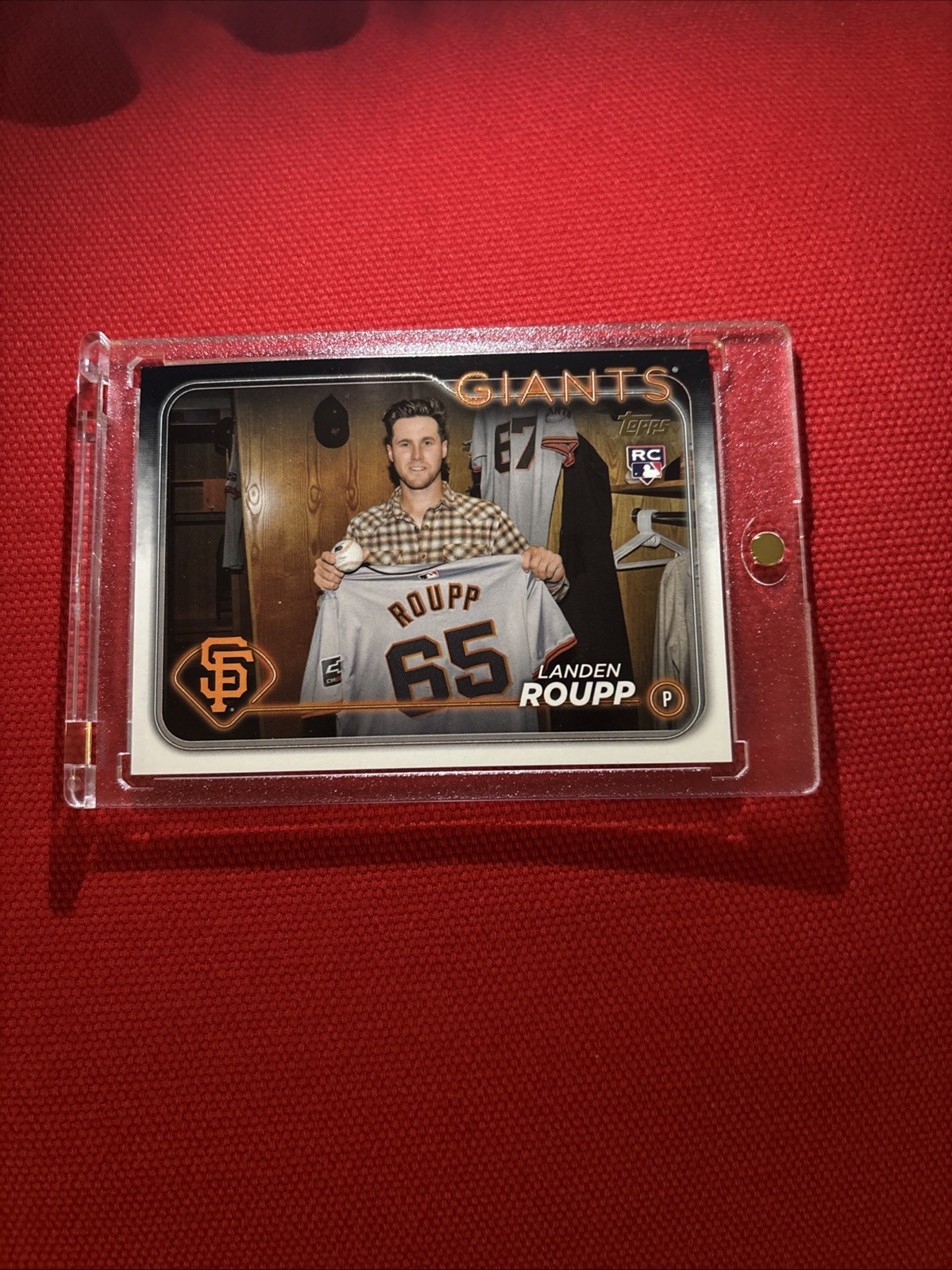 2024 Topps Update Series Landen Roupp #US186 Golden Mirror Image Variation (RC)