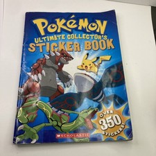 Pokemon Ultimate Collector's Sticker Book Scholastic 2006 used
