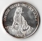 1976 Bicentennial USA Leopard Rare Coin 1 Troy Oz .999 Fine Silver Round Medal