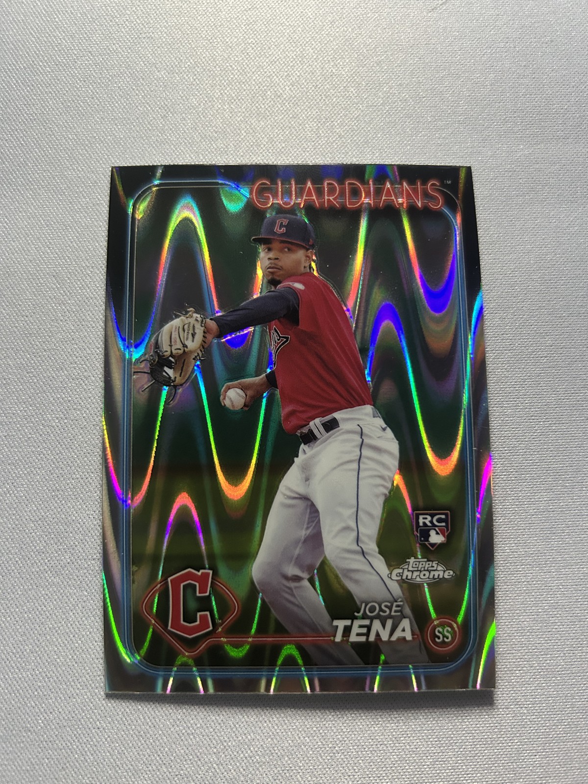 2024 Topps Chrome - Jose Tena #29 RayWave Refractor (RC)