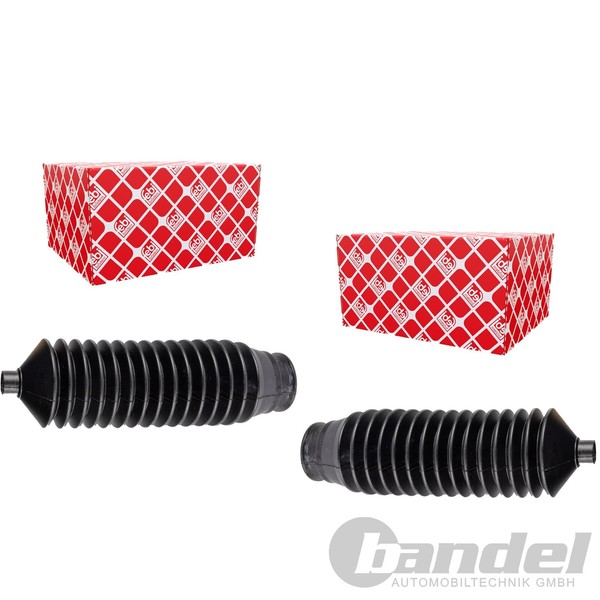 2X Febi Bilstein Lenkmanschetten Passend FüR Ford Courier Escort Fiesta Ka-image