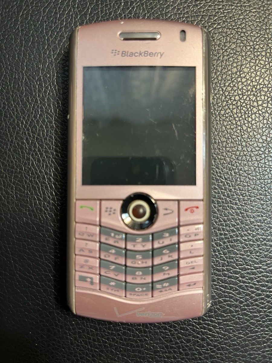 【ブラックベリーページ】 BlackBerry Pearl 8130 Vintage Smartphone Verizon - Pink (No