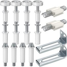 Top Pivot Hinge Kit Stainless Steel for Bifold Doors Interior Installation