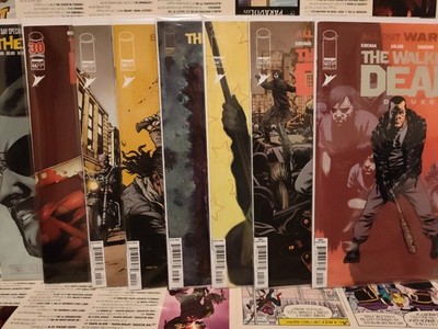 The Walking Dead Deluxe Comic Lot x8 Image Comics Robert Kirkman