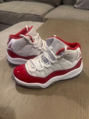 red jordan retro 11 size 11.5 kids