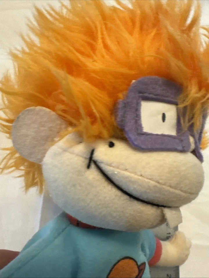 "Muñeco de peluche Nickelodeon Nanco vintage 2000 Chuckie Finster Rugrats 10""" Foto 2 de 4