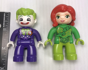 Lego Duplo POISON IVY & JOKER Figures from 10842 Batcave Challenge DC Comics