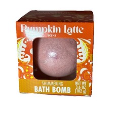 Spa Luxury NEW Pumpkin Latte Scented Shimmering Bath Bomb