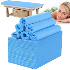 Disposable Bed Sheets for Massage Table 100 Pcs 31" X 71" Waterproof Massage Tab