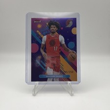 2025-26 Topps Finest - Common Shaedon Sharpe #70 Purple Refractor /250