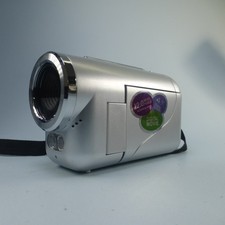 12.0MP Compact HD Video Camcorder Unbranded Silver Tested