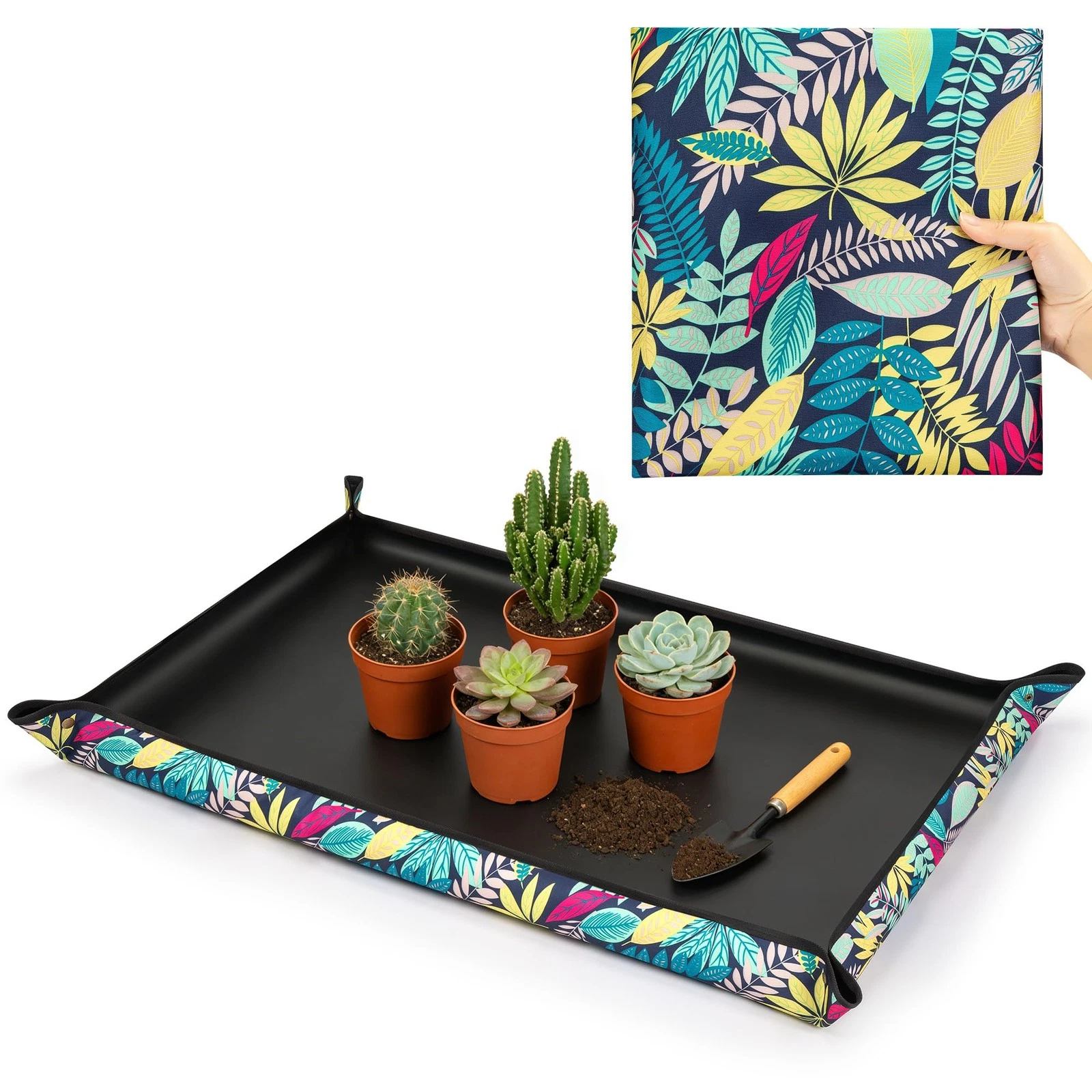 Repotting Mat for Indoor Plants, 29.5" x 43.3" Waterproof Potting Mat, Oxford...