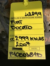 MOTORE COMPLETO PER FIAT Ducato 5° Serie FICE0481D FIAT F1CE0481D Diesel 2999 (