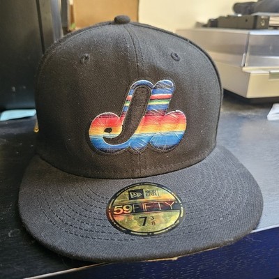 Rare Newera 59Fifty Cooperstown  Montreal Expos 35th Anniversery Hat
