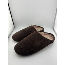 UGG Scuffette II Chocolate Brown Suede Sheepskin Slippers 1171390 Womens 9