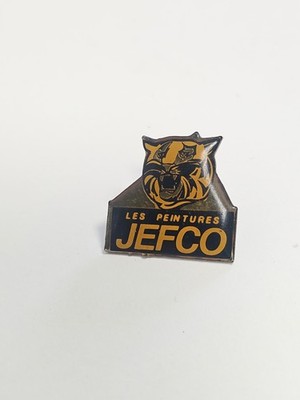 Alte Retro Jefco Pin Gemälde - Werbeobjekt Vintage Sammlung Pin b