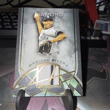 Mariano Rivera Yankees pinstripe Patch relic 2022 Topps Diamond Icons 10/10