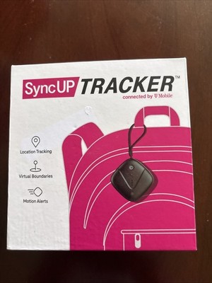 T MOBILE SYNC UP TRACKER DEVICE FOR LUGGAGE BACKPACK BIKE NEW SEALED