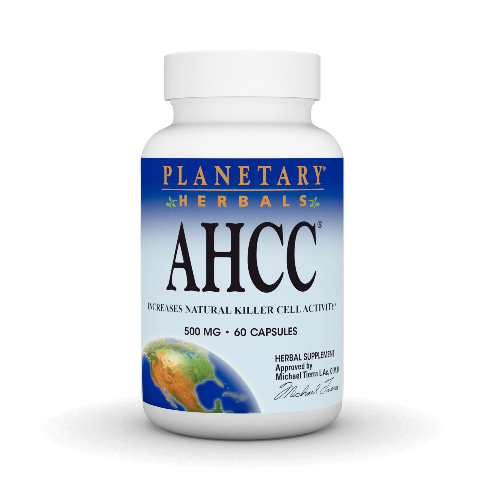 Planetary Herbals AHCC 500 мг 60 капсул