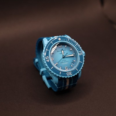 Blancpain x Swatch Fifty Fathoms Blue Lagoon Edition Händler