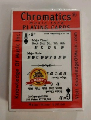 Chromatics Music Playing Cards: Single Deck