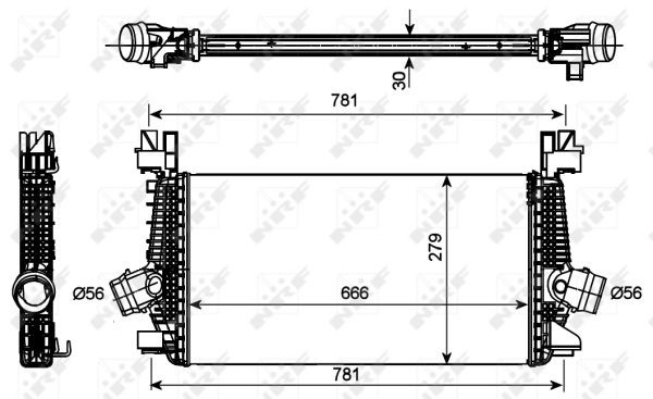 Fits NRF 30270 INTERCOOLER OPEL VAUXHALL ASTRA 09-  ⭐UK Stock⭐