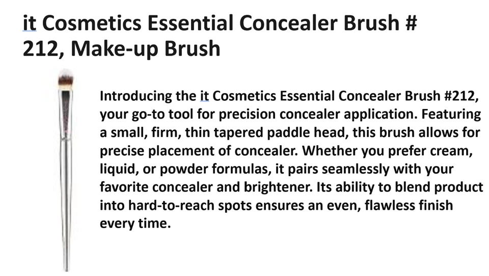 Cepillo corrector esencial IT Cosmetics # 212, cepillo de maquillaje Ulta Foto 4 de 4
