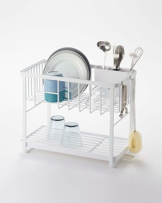 Yamazaki Home TOWER Two-Tier Wire Kitchen Dish Rack