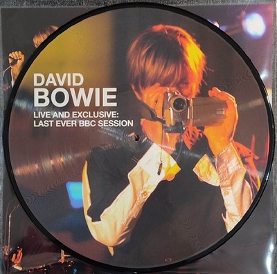 DAVID BOWIE - LIVE UND EXKLUSIV, BBC seltene LP BILD DISC, NUR 100 KOPIEN