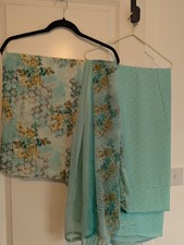 3 Piece Unstitched Indian Pakistani Salwar Kameez Suit 