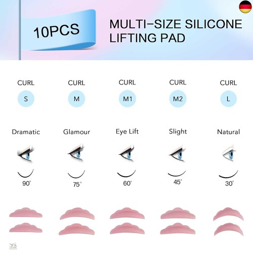 PERMANIA 2024 Wimpernlifting Set & Augenbrauen Lifting Set, Lash Lift Set, - Bild 6 von 7