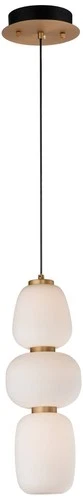 ET2 Soji 6" Wide Satin White Glass LED Mini Pendant Light - Picture 2 of 5
