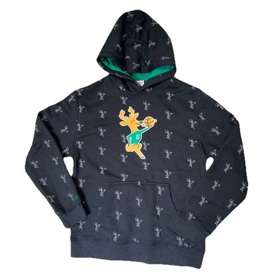 Mitchell & Ness Milwaukee Bucks Hoodie NWOT Youth Size L 14/16