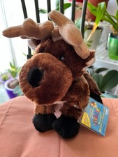 WEBKINZ REINDEER FULL SIZE Plush Toy NEW SEALED CODE RETIRED MINT GANZ