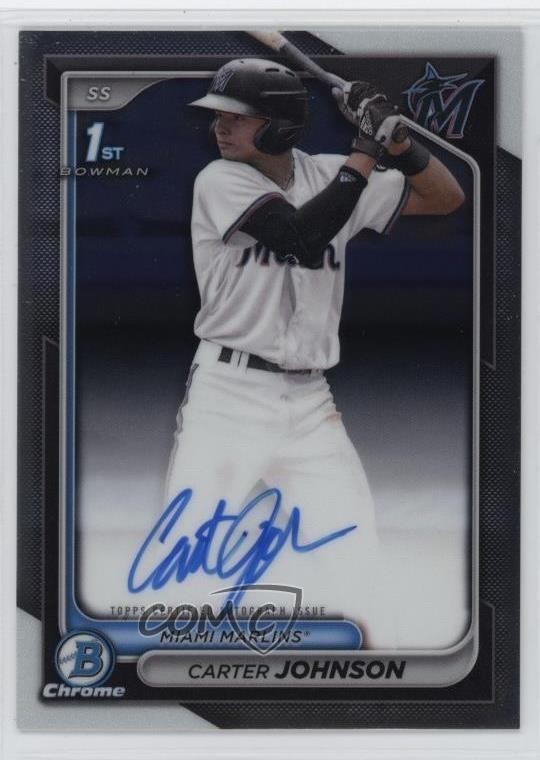 2024 Bowman Draft Chrome Prospect Auto Carter Johnson #CPA-CJ