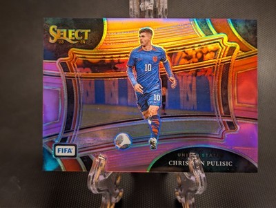 2023-24 Panini Select FIFA Christian Pulisic Field Level Pink Prizm /75