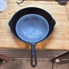 GRISWOLD CAST IRON #9  SKILLET Small Logo 11" Seasoned 710
