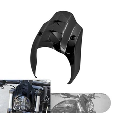 Front Headlight Fairing Mask Cover Gloss Black For Harley Breakout 2018-2023
