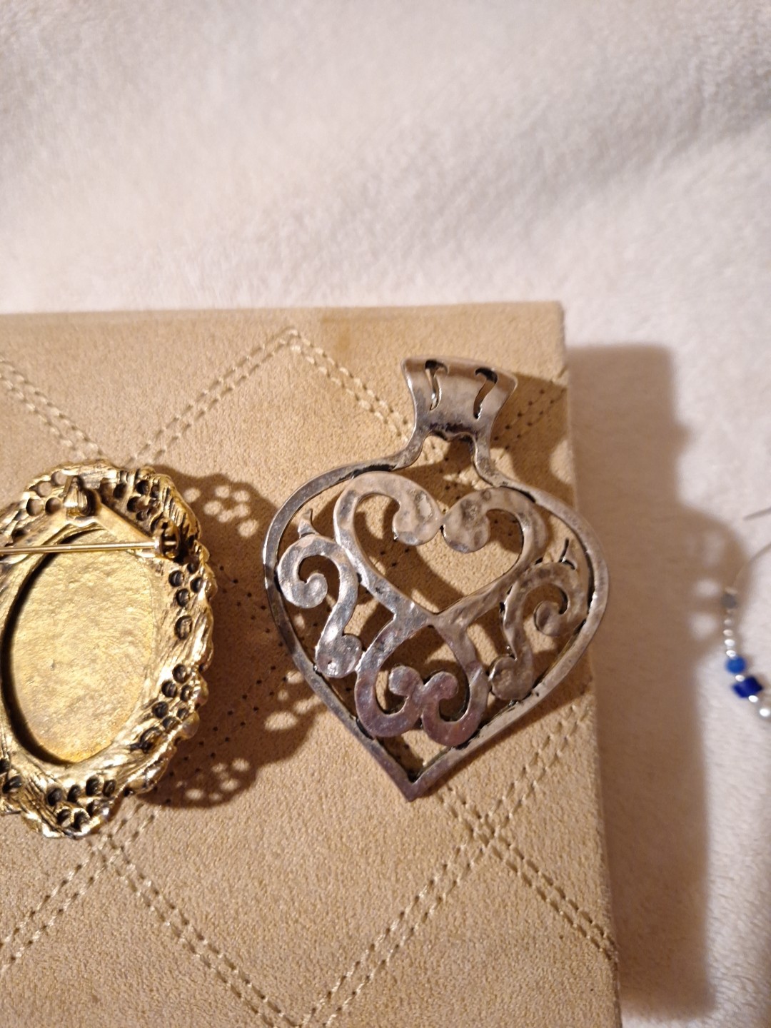 Turquoise Stone With Solid  Silver Brooch Looks L… - image 9