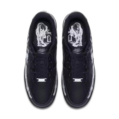 Nike Air Force 1 Low Black Skeleton BQ7541-001 Men's US3-14 NEW | eBay