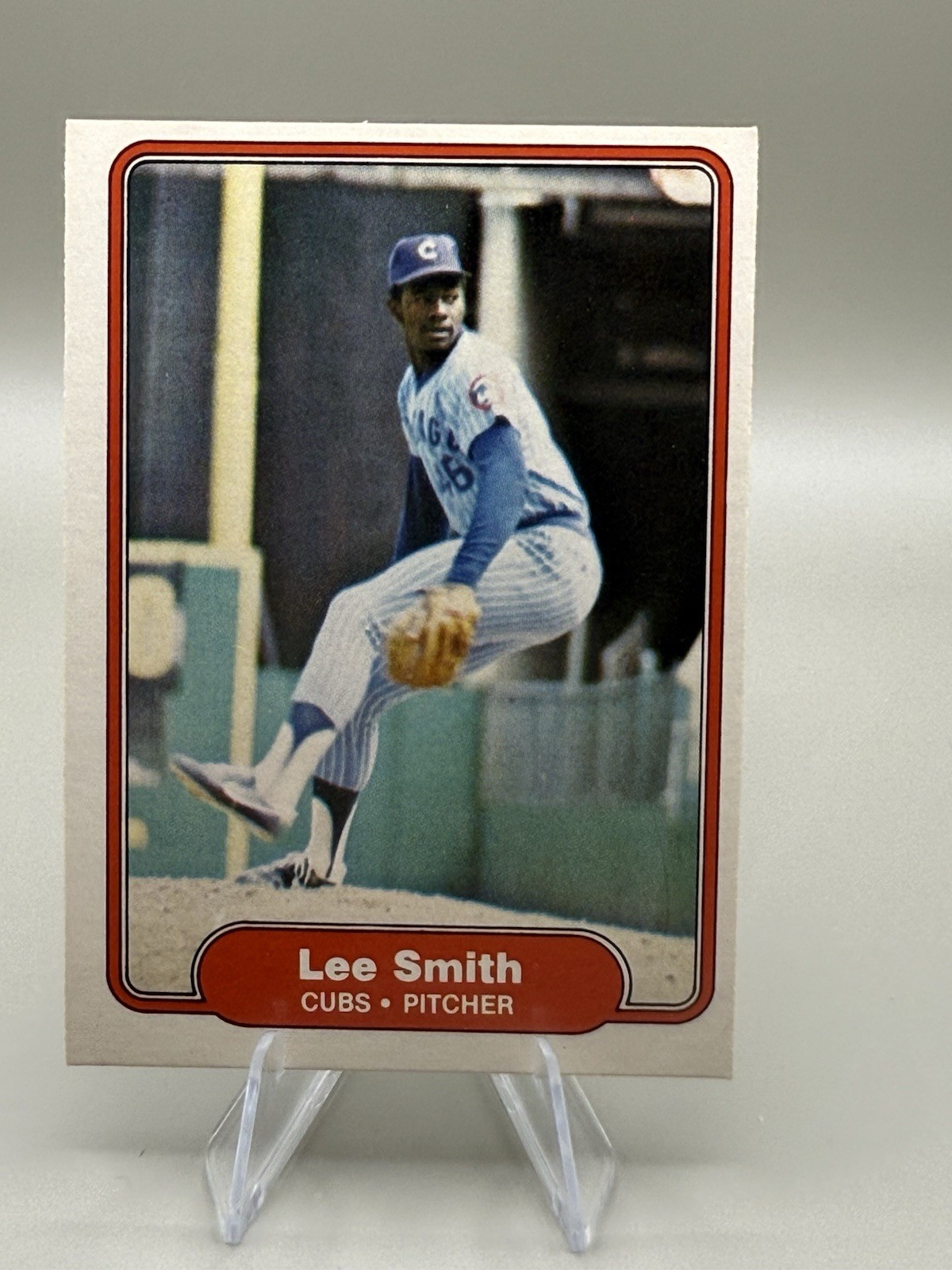 1982 Fleer - Lee Smith #603 (RC)